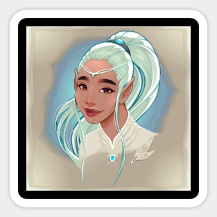 Elf Portrait Sticker